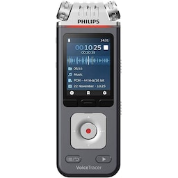 Philips DVT-7110 Digital Diktafon Optagetid (max.) 2147 h Antracit, Krom