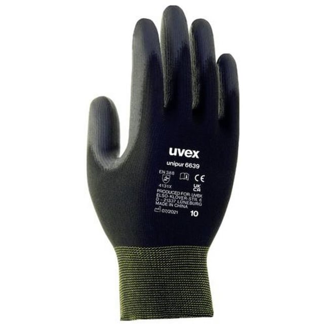 Uvex uvex unilite / unipur 6024806 Polyamid , Polyuretan Monteringshandske Størrelse (handsker): 6 EN 388 1