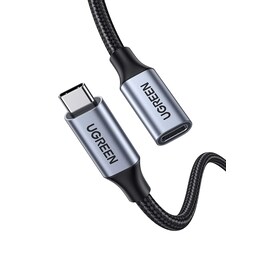 Ugreen USB C Extension Cable Mand til Kvinde Gen2 10Gbps 100W Thunderbolt3 50cm