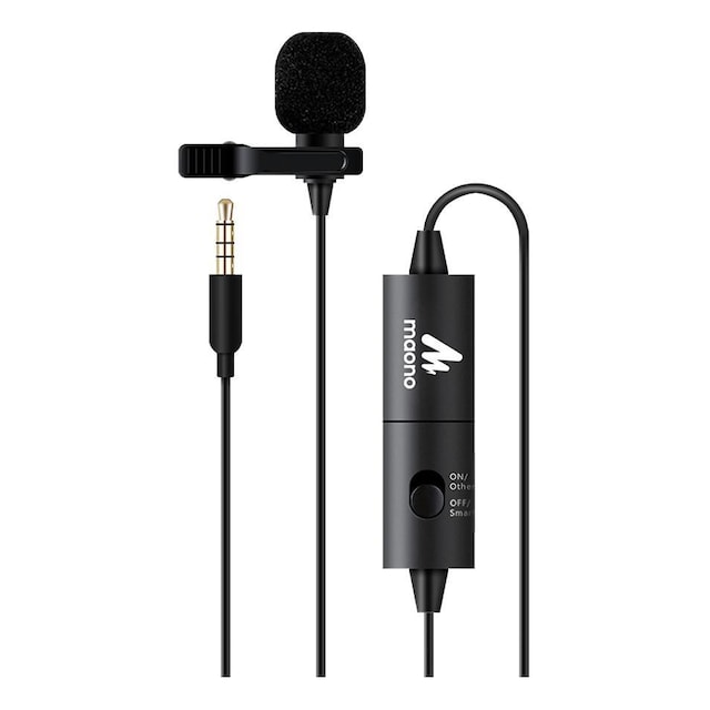 maono Active lavalier microphone for smart phone, camcorders etc