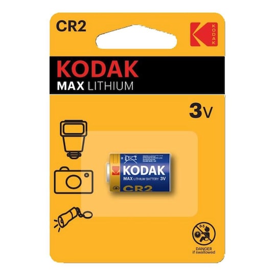 Kodak Max lithium CR2 batteri (1 pakke) | Elgiganten