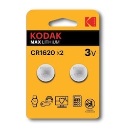 kodak Max lithium CR1620 battery (2 pack)