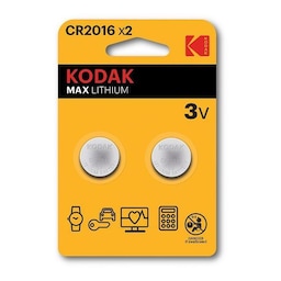 kodak Max lithium CR2016 battery (2 pack)