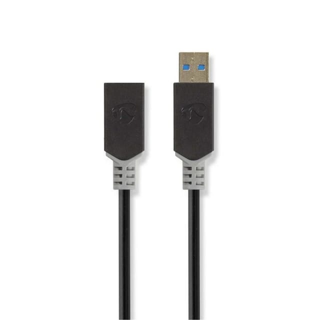 USB 3.0-kabel | Type-C-hanstik - A-hunstik | 0,15 m | Antracit
