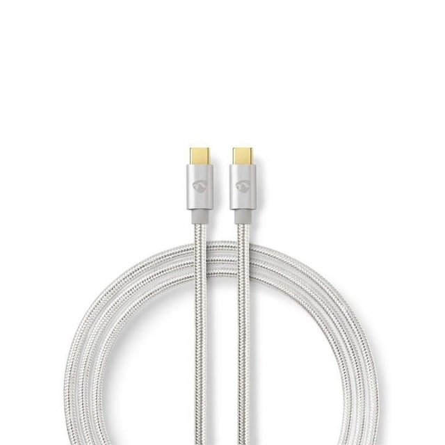 USB 3.1-kabel (Gen 2) | Type-C-hanstik - Type-C-hanstik | 1,0 m | Aluminium