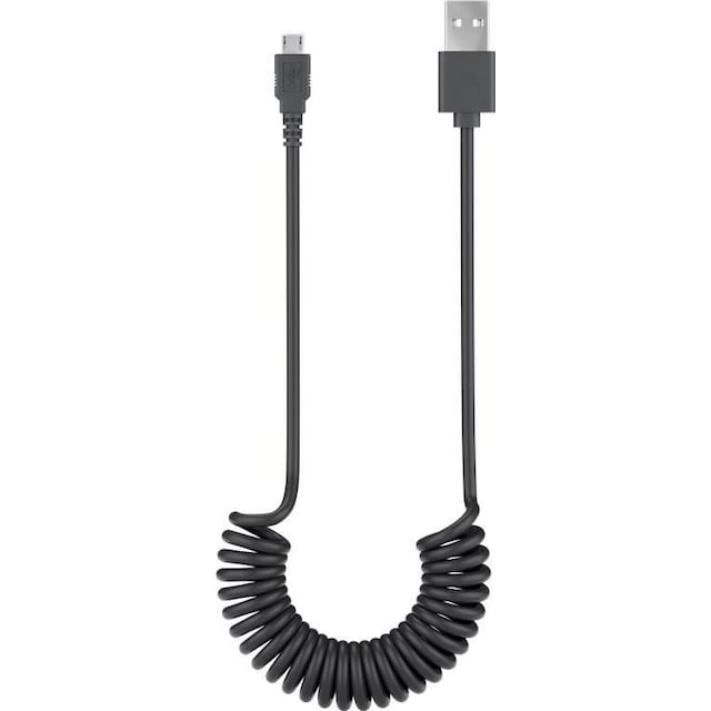 Goobay Mikro USB opladnings- og synkroniseringskabel, spiralkabel