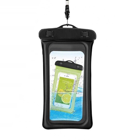 Flytande vattentät mobilväska Universal Svart 2-pack | Elgiganten