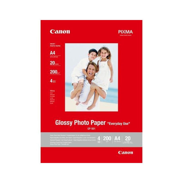 A4 GP-501 blankt fotopapir 200 g (20)