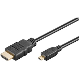 Højhastigheds HDMI™-kabel med Ethernet (Micro, 4K   60 Hz)