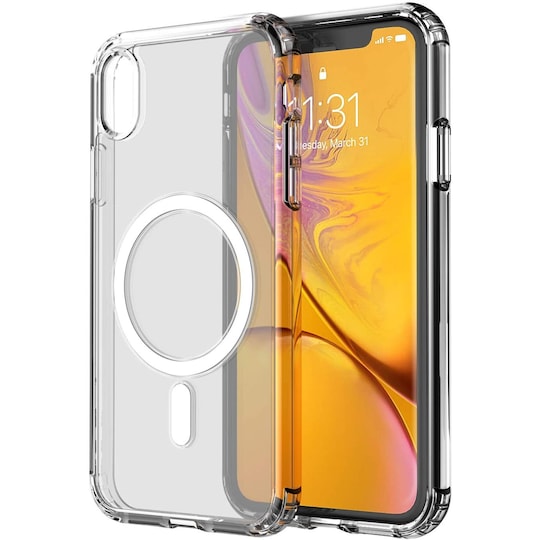 iPhone X/XS mobilcover MagSafe kompatibel Akryl gennemsigtig | Elgiganten