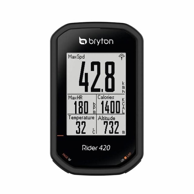 Silikone cover Bryton Rider 420 E - Sort