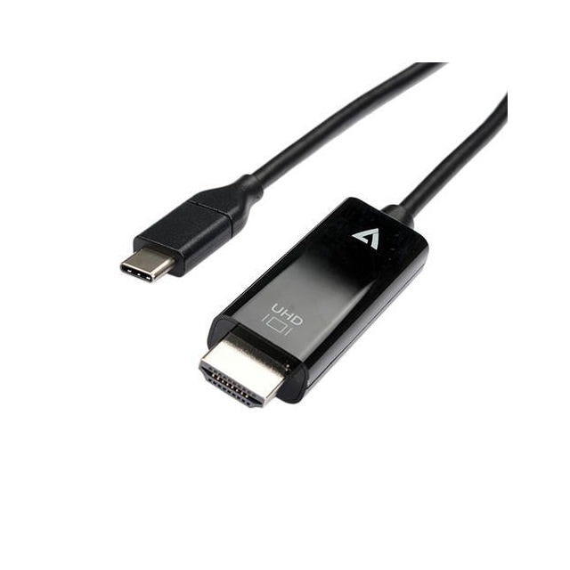 V7 V7UCHDMI-2M, 2 m, USB Type-C, HDMI, Hanstik, Hanstik, Lige