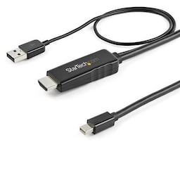 StarTech.com HD2MDPMM1M, 1 m, HDMI Type A (Standard), Mini DisplayPort, Hanstik,