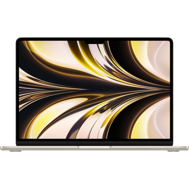 MacBook Air M2 2022 8/512 GB bærbar computer (Starlight)