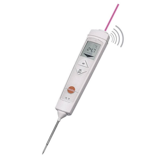 testo 826-T4 Infrarødt termometer Optik (termometer) 6:1 -30 - +300 °C Kontaktmåling