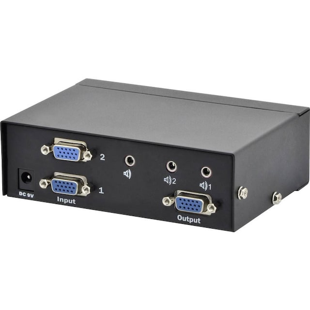 Digitus DS-44100-1 2 porte VGA-switch 1920 x 1080 Pixel