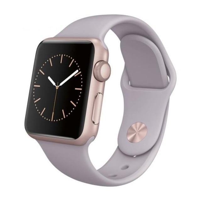 Silikone urrem kompatibel med Apple Watch, 42mm, Pastel lilla