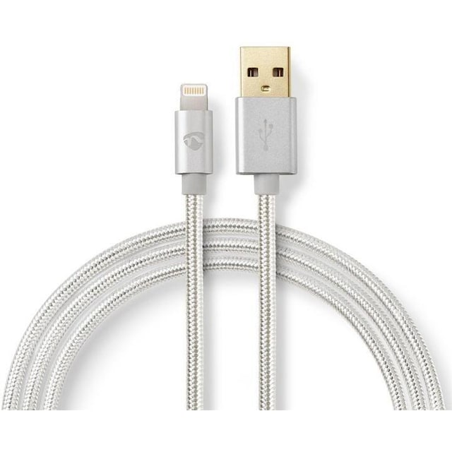 Synkroniserings- og opladerkabel | Apple Lightning-hanstik med 8 ben - USB A-han