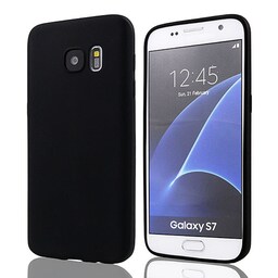 SKALO Samsung S7 Ultratynd TPU-skal - Sort