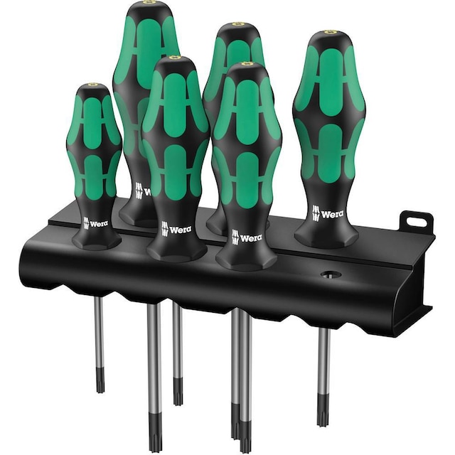 Wera 367/6 TORX® BO Værksted Skruetrækker-sæt 6 dele TORX BO