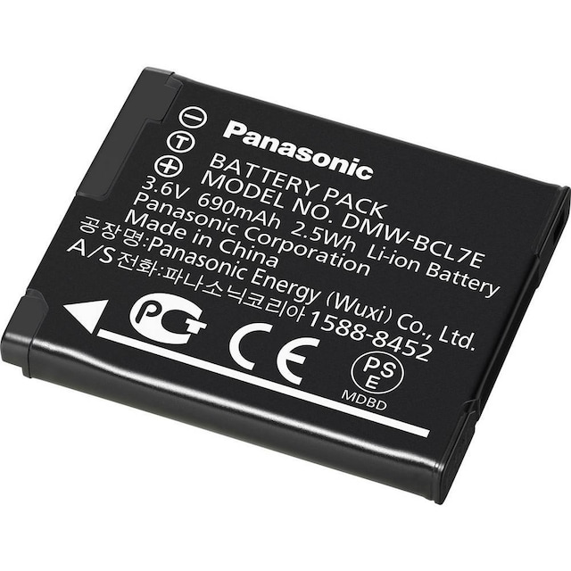 Kamera-batteri Panasonic DMW-BCL7E 3.6 V 680 mAh