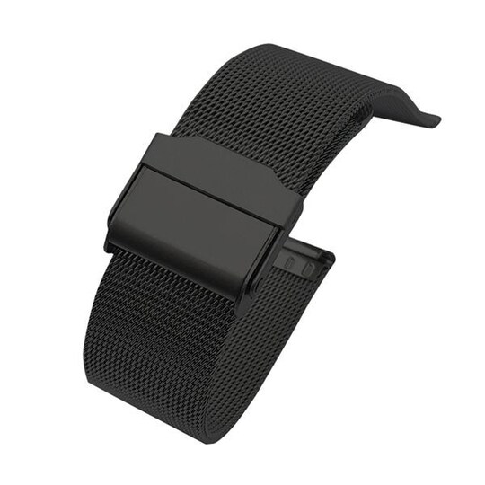 Rem i rustfrit stål til Huawei Watch GT 46 mm - sort | Elgiganten