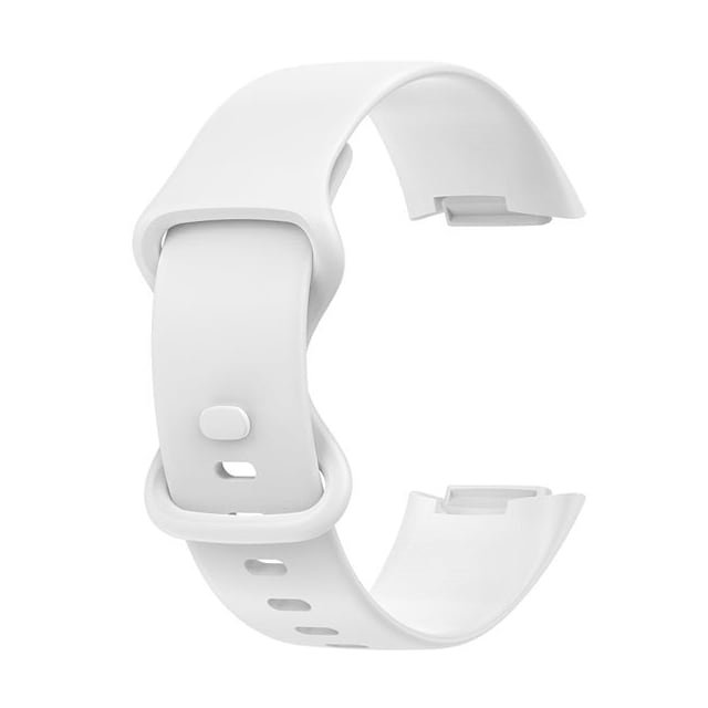 Silikoneurrem til Fitbit Charge 5 S - Hvid