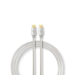 USB 3.1-kabel (Gen 1) | Type-C-hanstik - Type-C-hanstik | 1,0 m | Aluminium