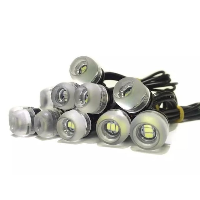 SMD DRL - kørelys 9W, 12V, 2-Pack (DRL109)