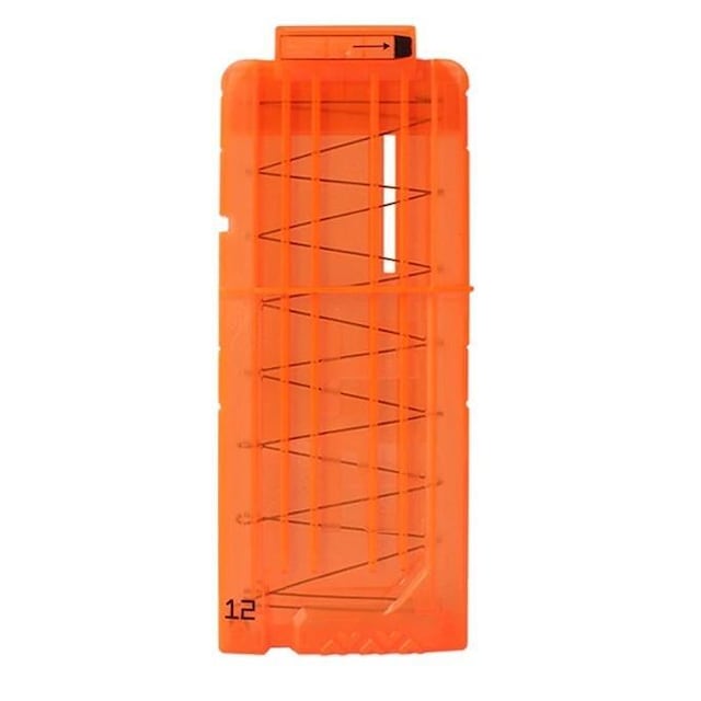 Magasin til Nerf, 12 skud, Orange