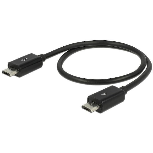 DeLOCK Power Sharing Cable, Type Micro B han - Type Micro B han OTG, 0