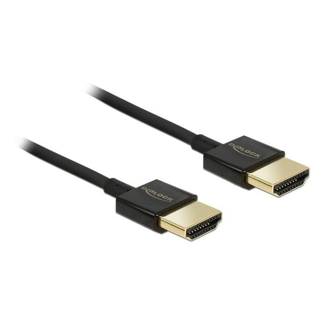 Delock Cable High Speed HDMI with Ethernet - HDMI-A male > HDMI-A male
