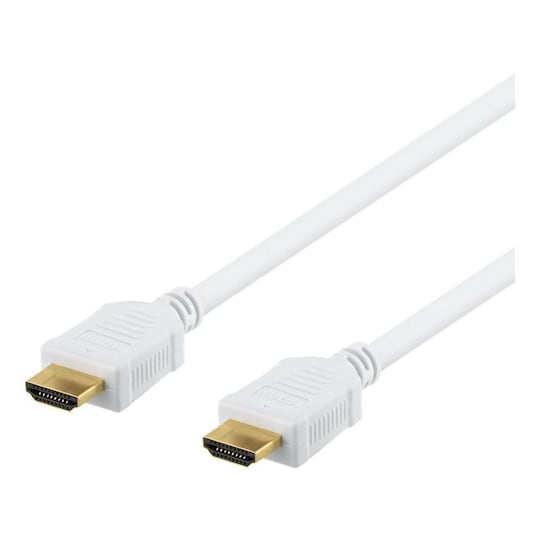 DELTACO High-Speed HDMI kabel, 15m, Ethernet, 4K UHD, hvid | Elgiganten