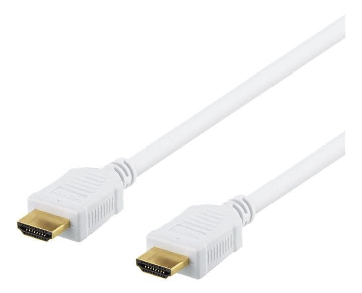 DELTACO High-Speed HDMI kabel, 10m, Ethernet, 4K UHD, hvid | Elgiganten