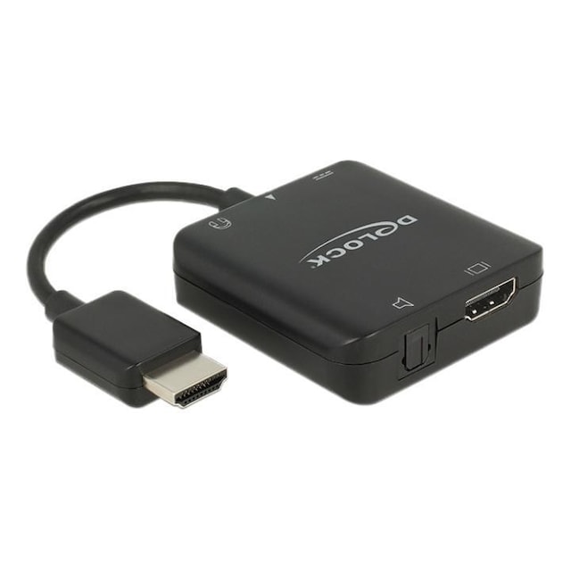 Delock HDMI Audio Extractor 4K kompakt