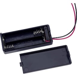 TRU COMPONENTS SBH421-1AS Batteriholder 2 R03 (AAA) Kabel