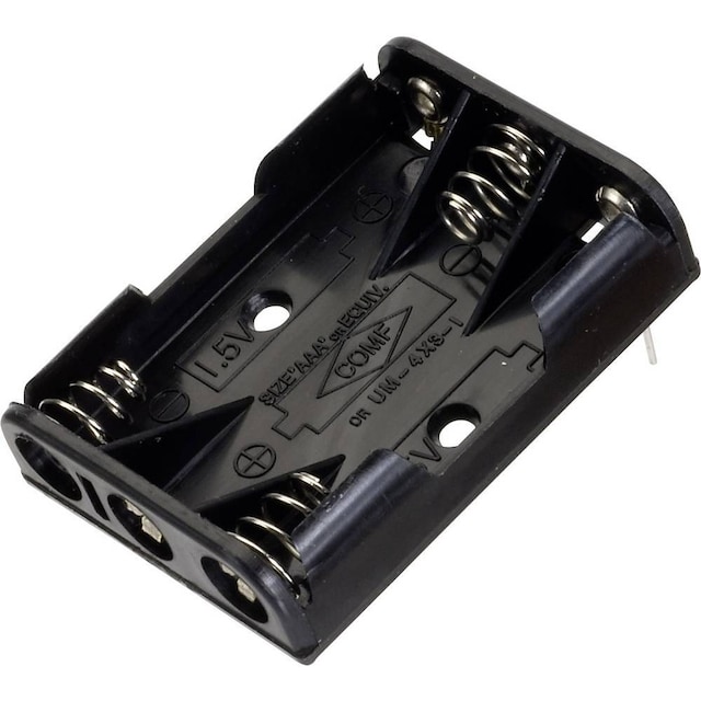 TRU COMPONENTS BH 431-1P Batteriholder 3 R03 (AAA)