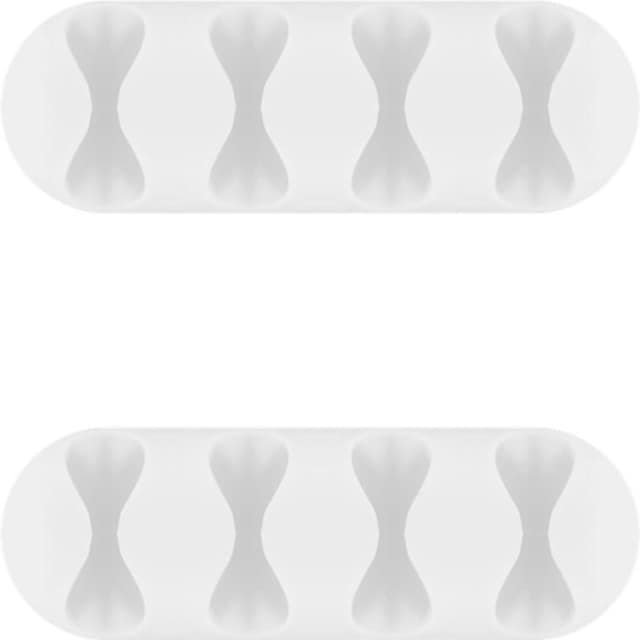 Goobay Kabelhåndtering 4-slots, hvid