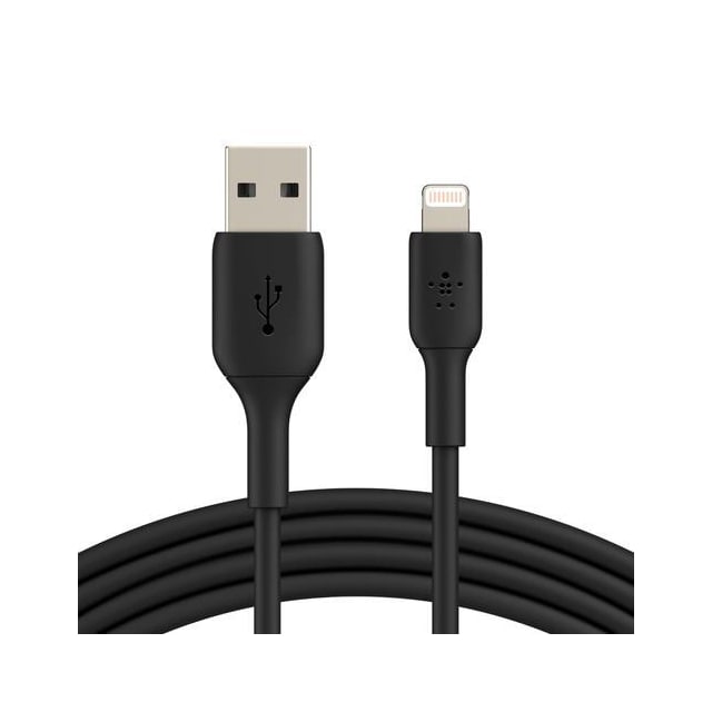 Belkin USB-A to Lightning, Black (1m)