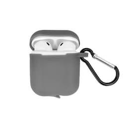 Airpods Beskyttelsesetui med krog, Grå