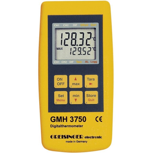 Greisinger GMH 3750-GE Temperatur-måleudstyr -199.99 -