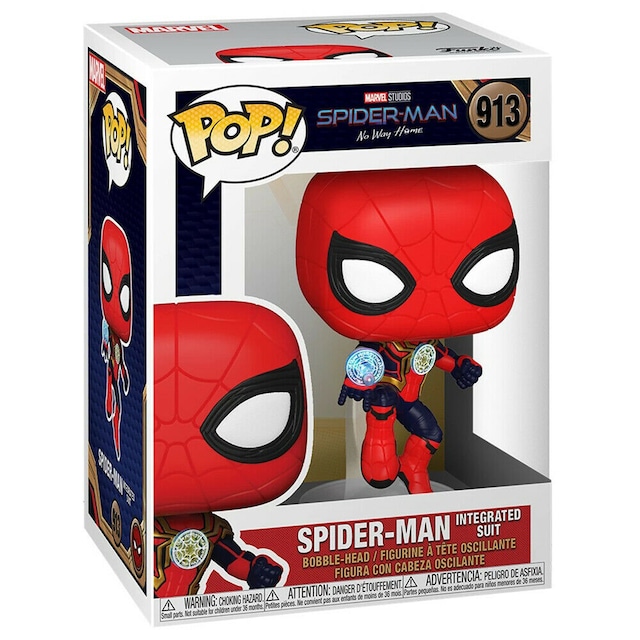 Funko Pop! Vinyl Spiderman: No Way Home integreret jakkesæt-figur