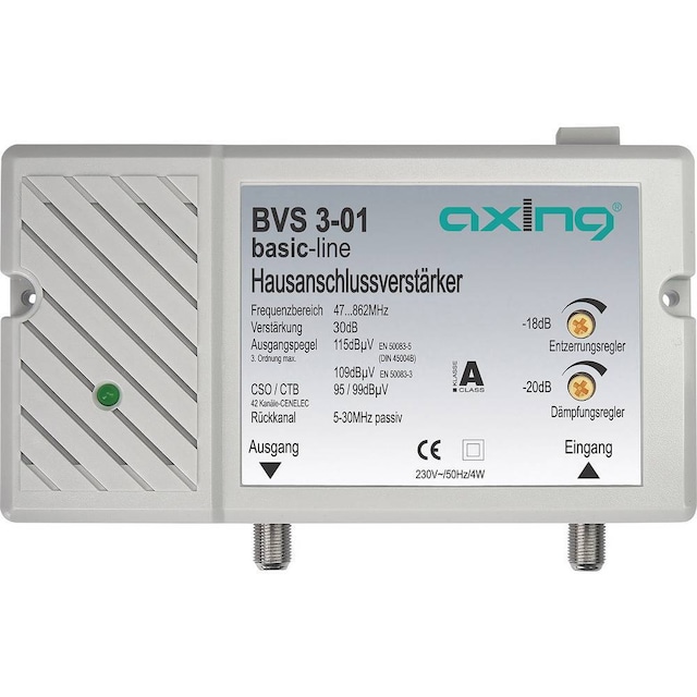 Axing BVS 3-01 Kabel-tv-forstærker 30 dB