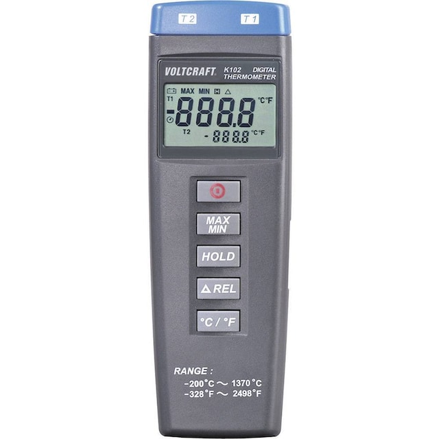 VOLTCRAFT K102 Temperatur-måleudstyr -200 - +1370 °C