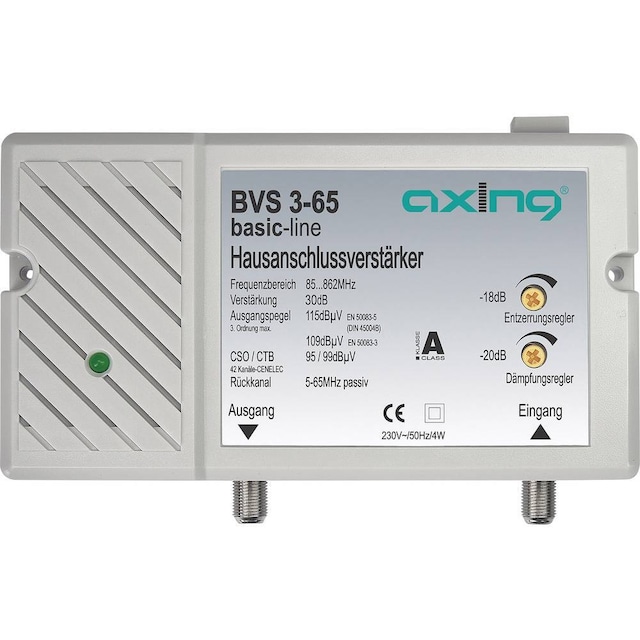 Axing BVS 3-65 Kabel-tv-forstærker 30 dB