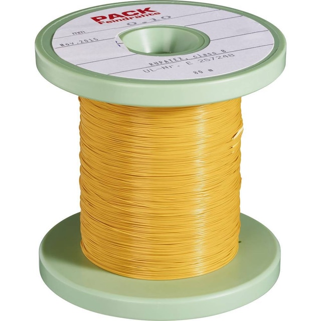 Pack Litz Wire Lakeret kobbertråd Udvendig diameter (inkl. isoleringslak)=0.30 mm Udvendig diameter (uden isoleringslak)