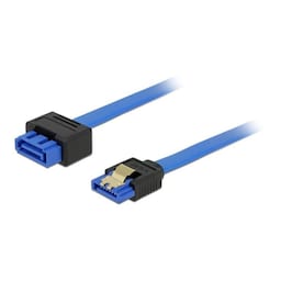 DeLOCK SATA extension cable, male - female, SATA 6Gb/s, 0.2m, blue