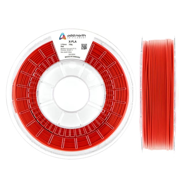 Filament X-PLA 1.75mm 750g Rød