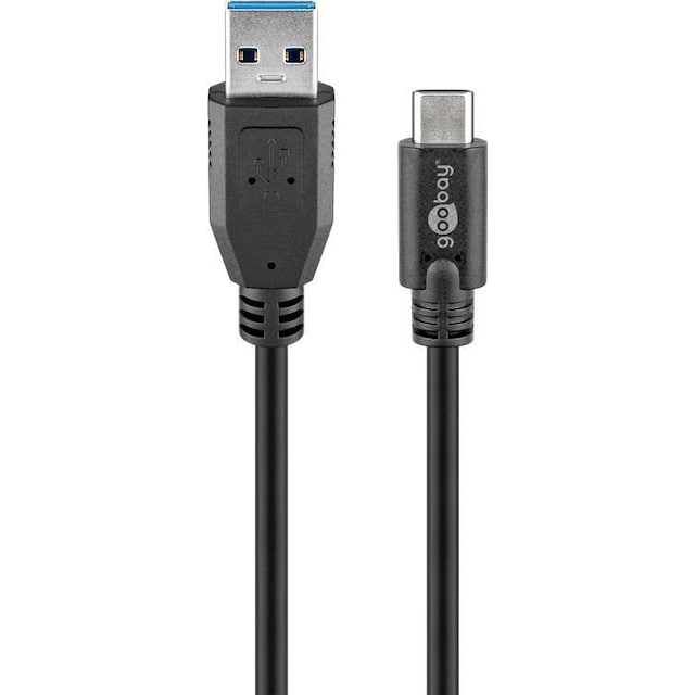 Goobay Synkroniser & oplad superhastighed USB-C™ til USB A 3.0 opladerkabel