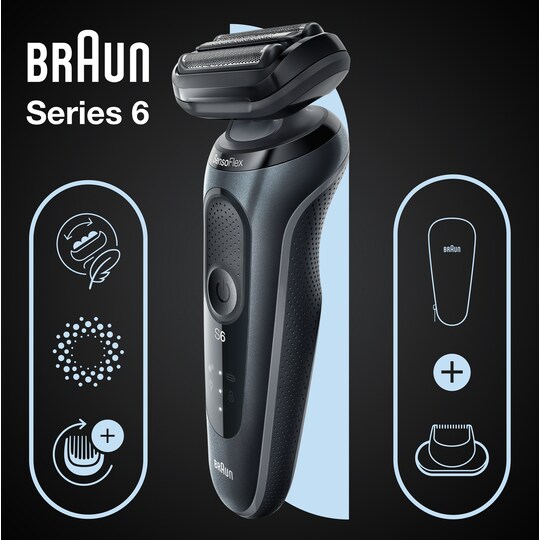 Braun Series 6 barbermaskine 61-N1200s | Elgiganten